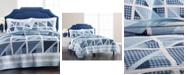 Martha Stewart Collection Sailboat Yarn Dye Patchwork Twin/Twin XL Quilt, Created for Macy's